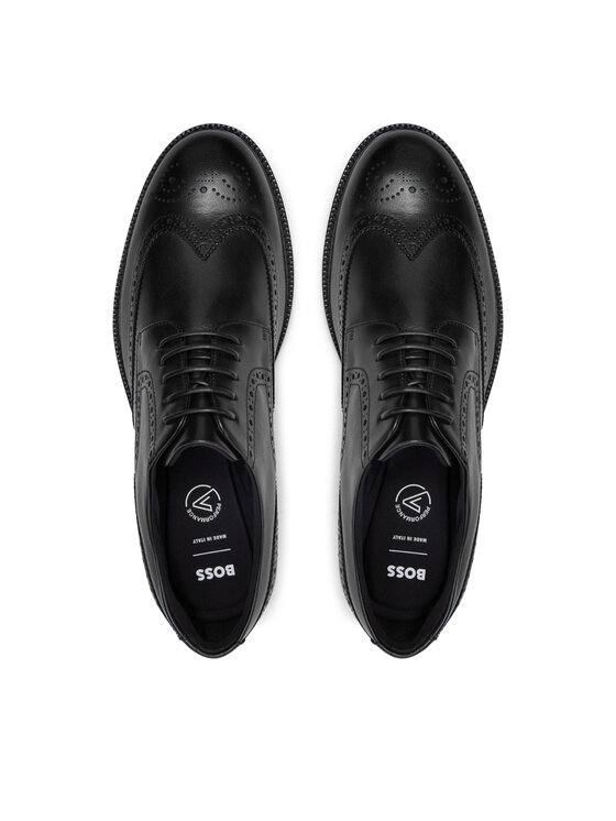 BOSS Туфлі Boss Dressletic Derb bubr 50521227 Чорний