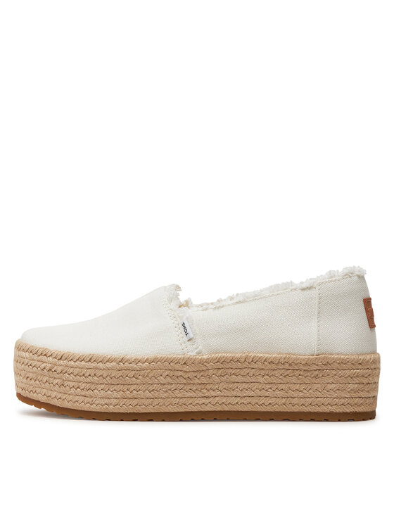 Toms Еспадрильї Toms Valencia 10019820 Білий