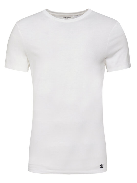 Calvin Klein Underwear Calvin Klein Underwear Komplet t-shirt majic﻿ LV00NB4051 Bela Regular Fit