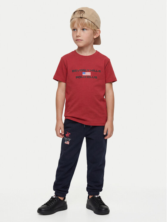 Beverly Hills Polo Club Beverly Hills Polo Club Футболка P-SS26B-TS0132 Червоний Regular Fit