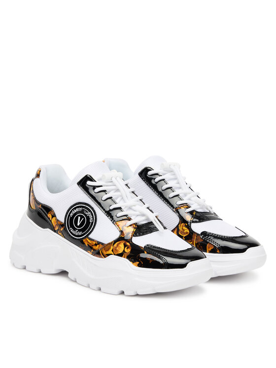 Versace Jeans Couture Sneakersy Versace Jeans Couture 79VA3SC7 ZSC80 MD7 Biela