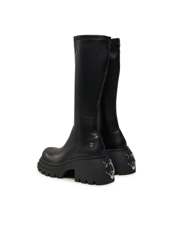 Naked Wolfe Čižmy Naked Wolfe Scar Čierna