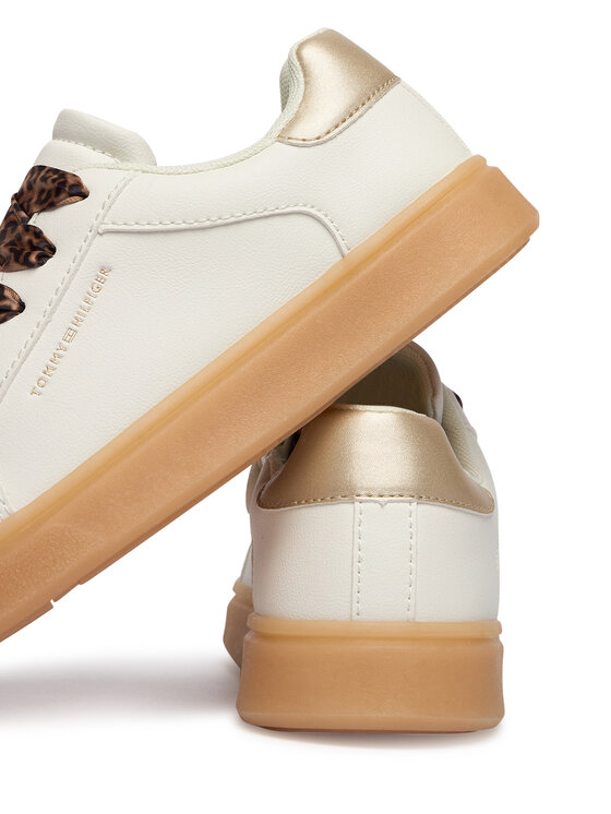 Tommy Hilfiger Sneakersy Tommy Hilfiger T1A9-34230-1355X024 S Écru