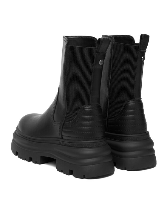 Buffalo Botines Chelsea Buffalo Dione Chelsea Mid 1270128 Negro