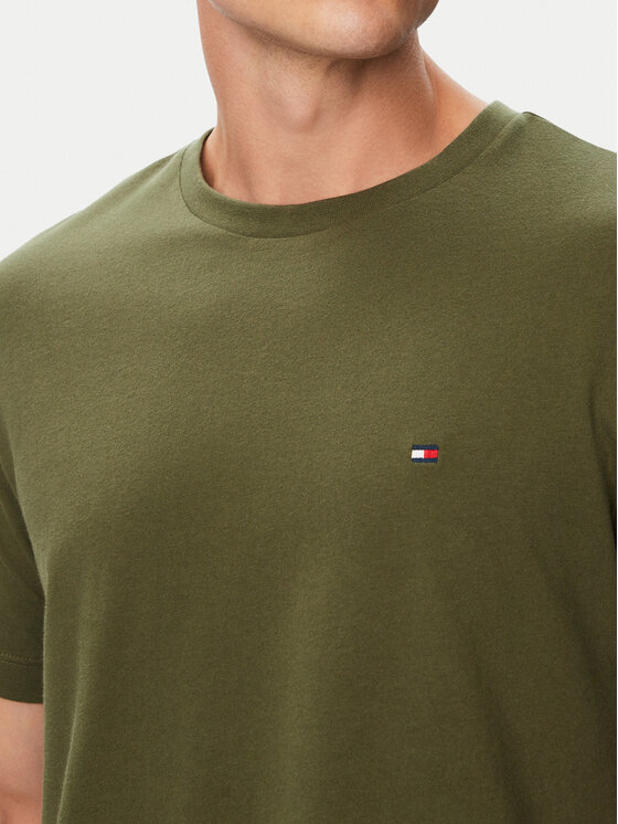 Tommy Hilfiger Tommy Hilfiger Camiseta Ess Seasonal MW0MW39995 Caqui Regular Fit