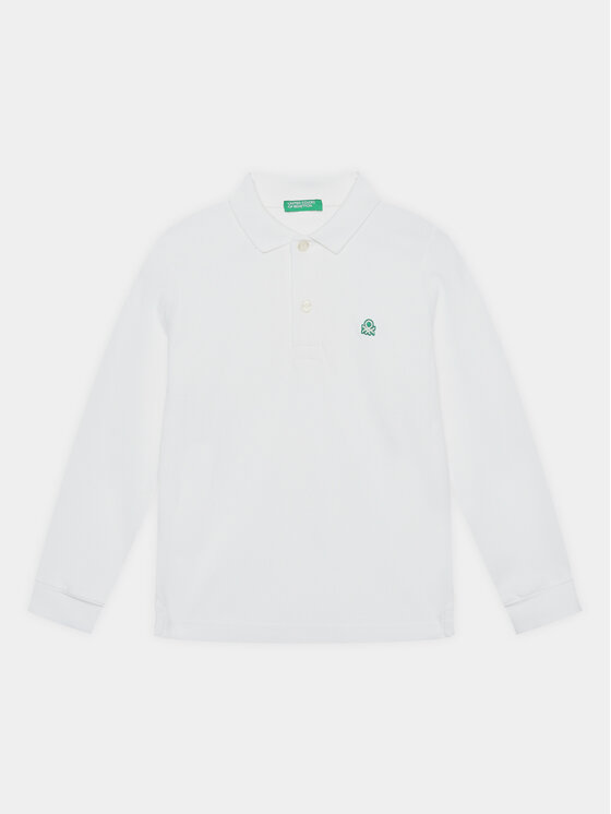 United Colors Of Benetton United Colors Of Benetton Polo marškinėliai 3089C300Z Balta Regular Fit