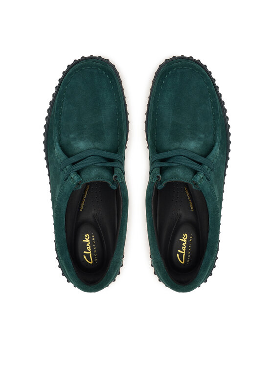 Clarks Półbuty Clarks Torhill Bee 26327769 Zielony