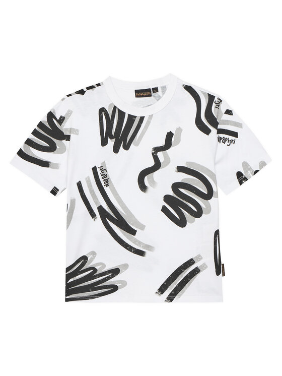 Napapijri Napapijri Футболка NP0A4IGW D Білий Regular Fit