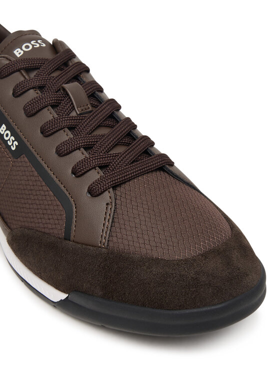 BOSS Sneakersy BOSS Nitan 50573552 Brązowy
