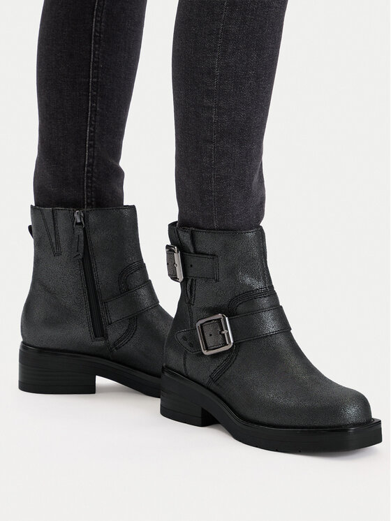 Clarks Ботильйони Clarks Rebelle Buckle 26178889 Срібний