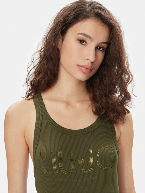 Liu Jo Liu Jo Top MA4327 J4695 Kaki Slim Fit