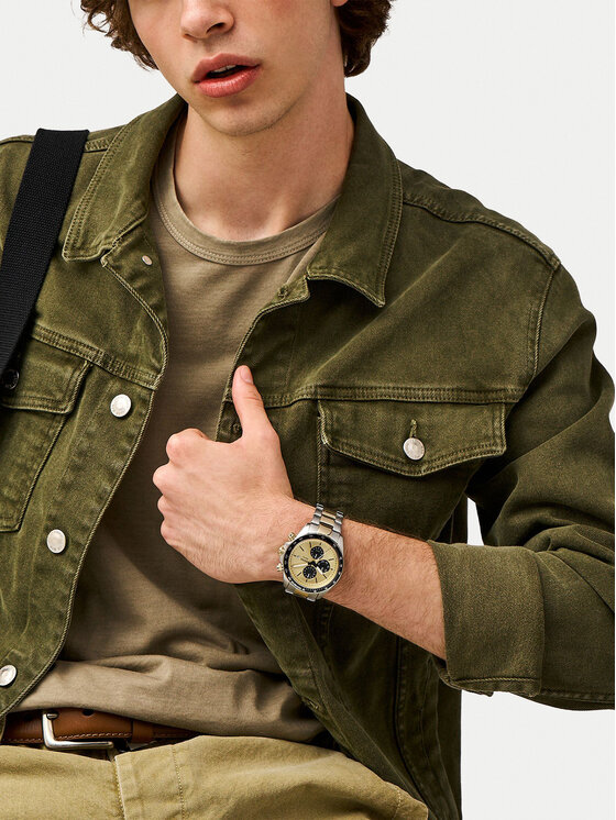 Fossil Orologio Fossil Autocross FS6126 Argento