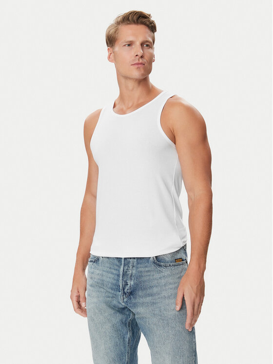G-STAR G-STAR Conjunto de camisetas de tirantes D30333 11 Blanco Regular Fit