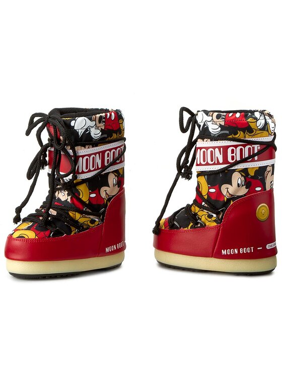 Moon Boot Sniego batai Moon Boot Jr Mickey 34000600001 Rosso/Nero