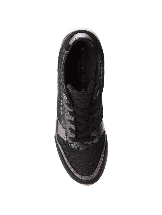 Tommy Hilfiger Сникърси Tommy Hilfiger Sparkle Light Sneaker FW0FW03276 Черен