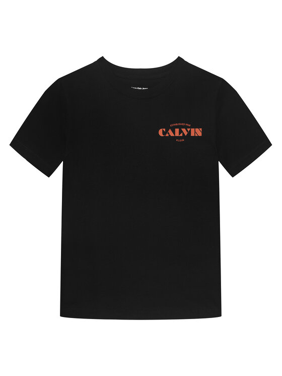 Calvin Klein Calvin Klein Camiseta Small Chest LVCKTJA40B Negro Regular Fit