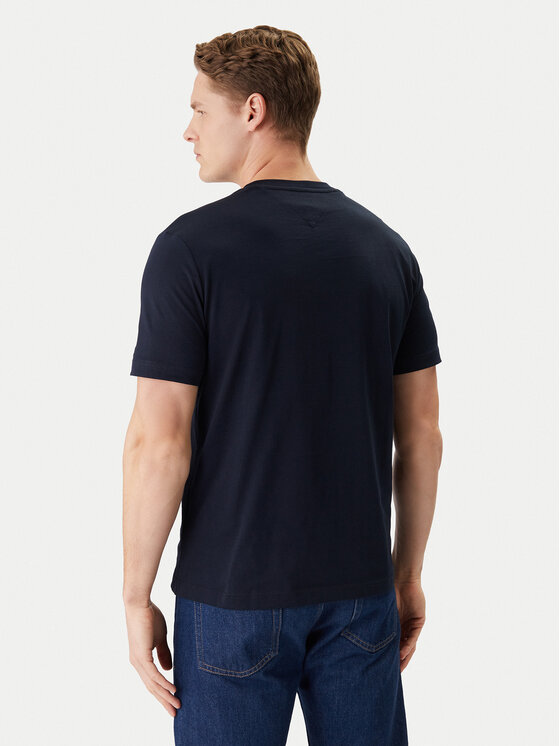 Tommy Hilfiger Tommy Hilfiger Camiseta Brand Love Small Center Tee MW0MW41453 Azul marino Regular Fit