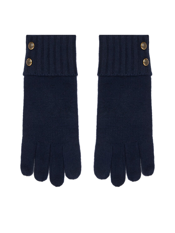 LAUREN RALPH LAUREN Rukavice LAUREN RALPH LAUREN 454P04468005 Tmavomodrá