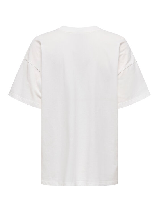 ONLY ONLY Camiseta Vivvi 15346761 Blanco Regular Fit
