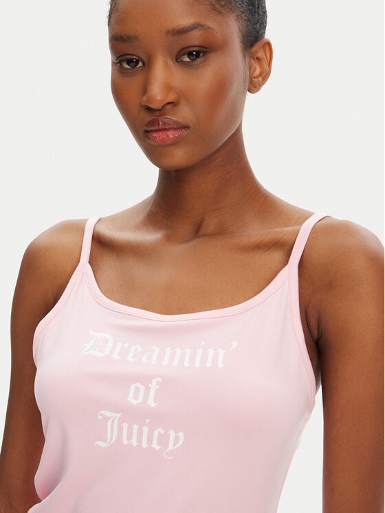 Juicy Couture Juicy Couture Топ Dream Of Vest JCLCT125505 Рожевий Slim Fit