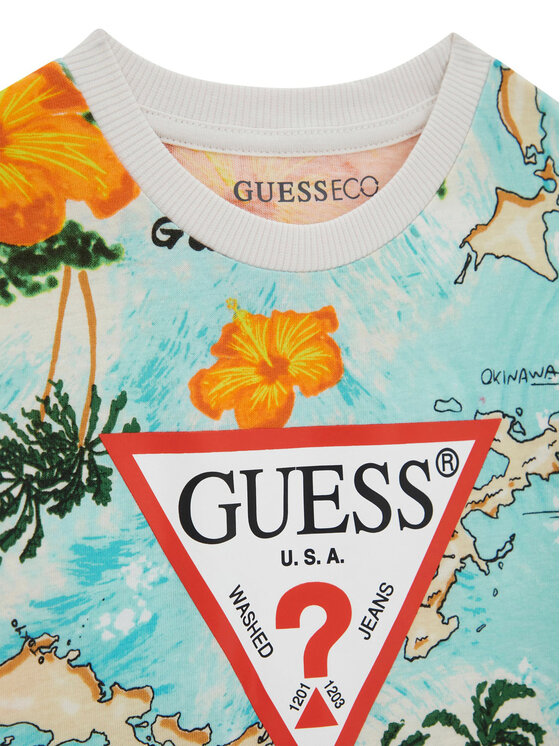 Guess Guess Футболка N6GI02 K8HM4 Кольоровий Regular Fit