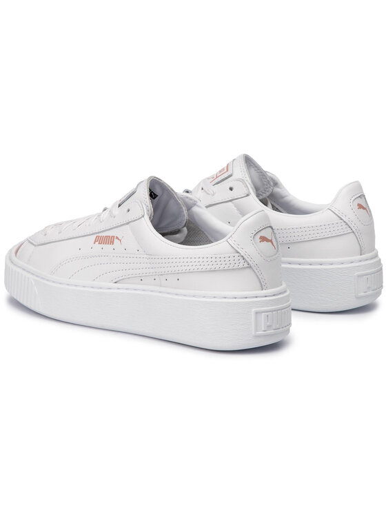 Puma Αθλητικά Puma Basket Platform Metallic 366169 03 Λευκό