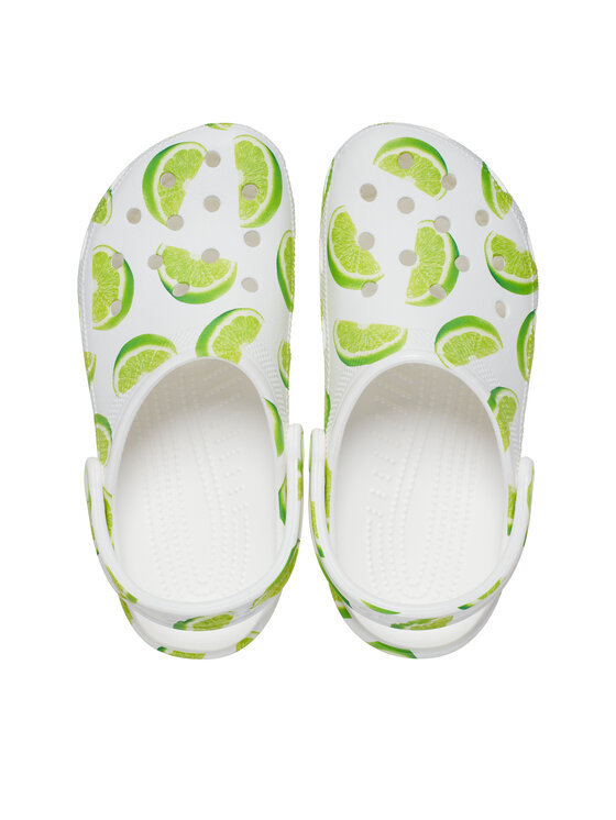 Crocs Шльопанці Crocs Classic Fresh Fruits Clog 211008 Білий