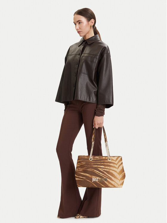 Just Cavalli Torebka Just Cavalli 80RA4BB9 ZSA85 Brązowy