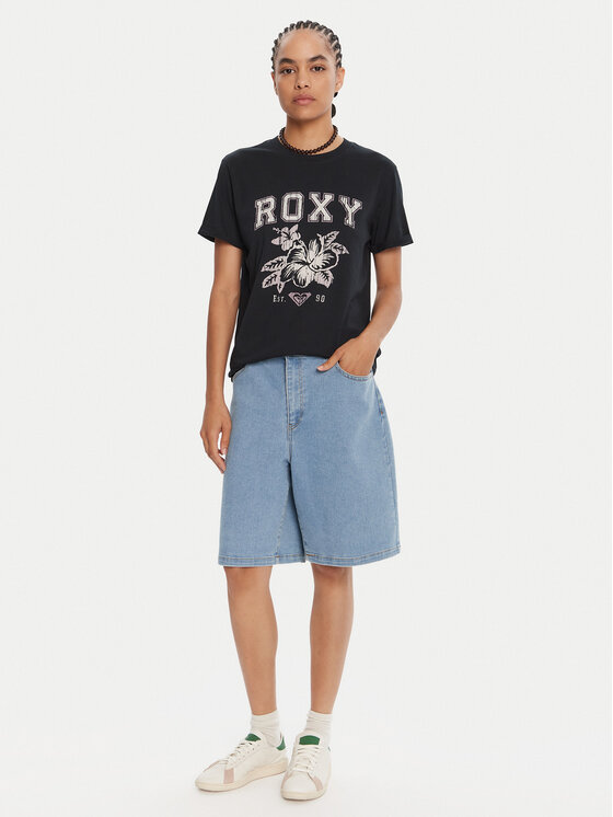 Roxy Roxy Camiseta Oceanregular Poster ERJZT06017 Azul marino Regular Fit