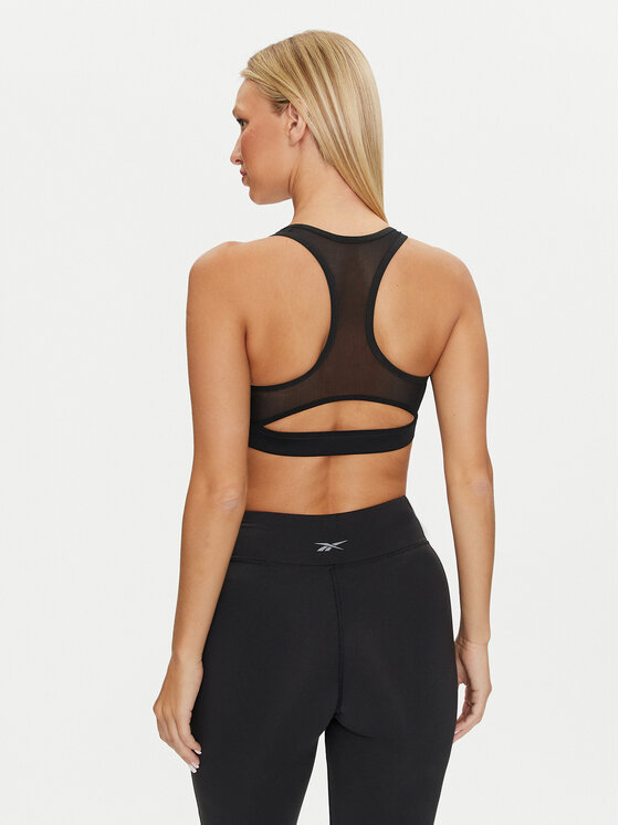 Reebok Reebok Αθλητικό σουτιέν Lux Bold Racr Bra 100075369 Μαύρο Slim Fit