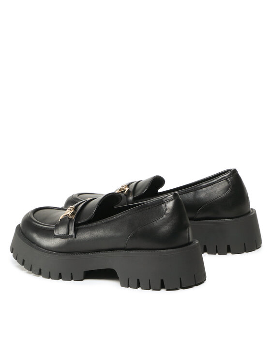 DeeZee Loafersy DeeZee H3657-2 Czarny