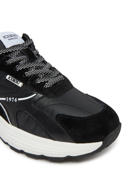 Iceberg Sneakersy Iceberg IU1758 Čierna