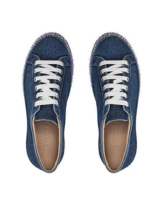 Le Silla Sneakersy Le Silla Andrea 1617Z020M1PPGIR101 Tmavomodrá