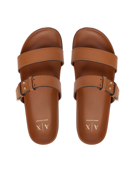 Armani Exchange Шльопанці Armani Exchange XW002575 AF21266 U6123 Коричневий