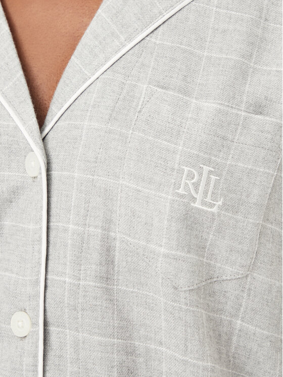 LAUREN RALPH LAUREN LAUREN RALPH LAUREN Pižama ILN12537 Pilka Regular Fit
