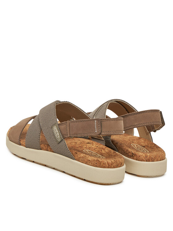 Keen Sandály Keen Elle Criss Cross 1028630 Šedá