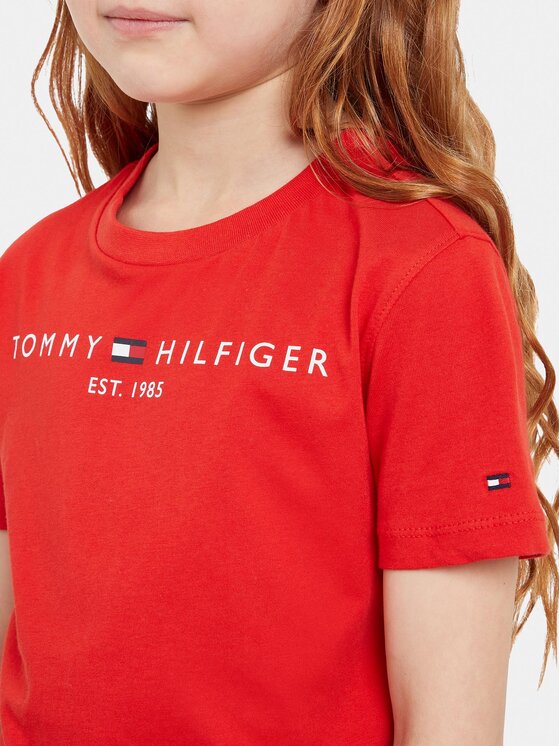 Tommy Hilfiger Tommy Hilfiger Póló Essential KS0KS00210 S Piros Regular Fit