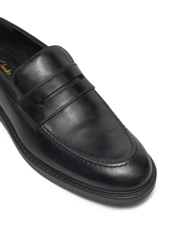 Clarks Мокасини Clarks Aldwin Step 26178429 Чорний