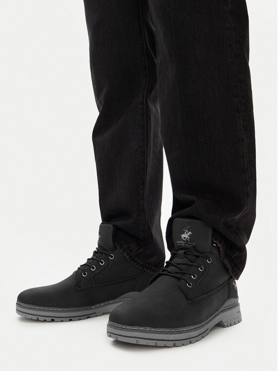 Beverly Hills Polo Club Šnurovacia obuv Beverly Hills Polo Club CEO-22MW2009 Sivá