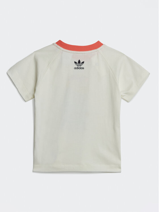 adidas adidas Póló Graphic Print T-Shirt IB8607 Fehér Regular Fit