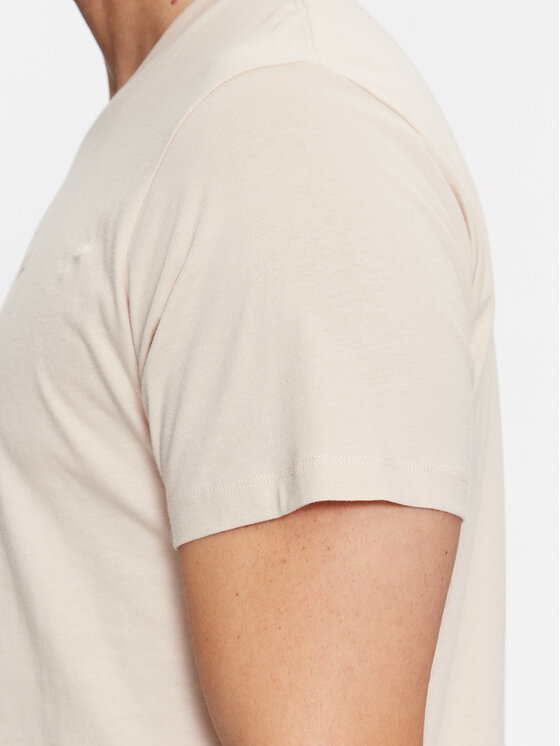 Pepe Jeans Pepe Jeans Marškinėliai Eggo N PM508208 Smėlio Regular Fit