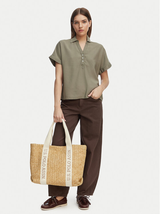 U.S. Polo Assn. Bolso U.S. Polo Assn. BEUXT8692WP5 Beige oscuro