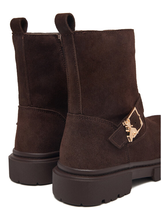 Patrizia Pepe Botines Patrizia Pepe PK425.24 Marrón oscuro