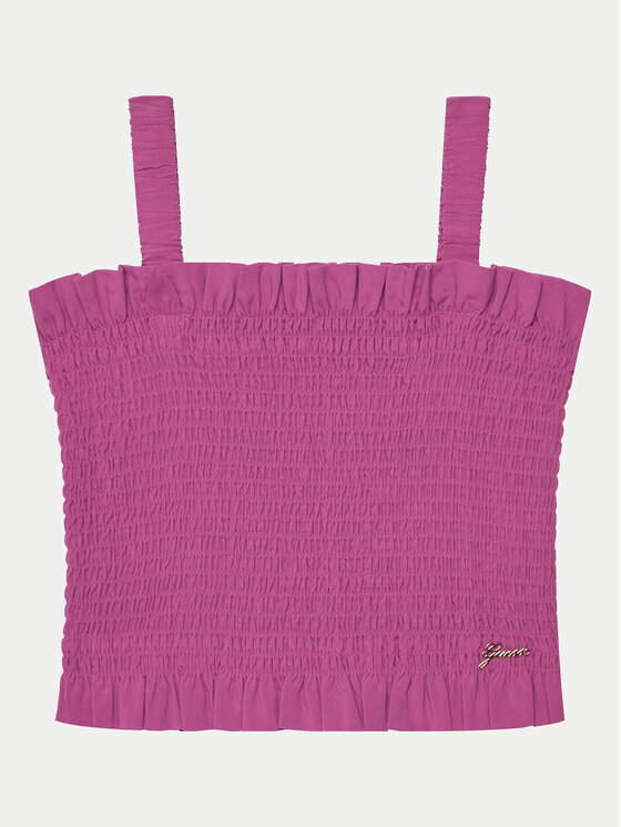 Guess Guess Топ J5GH01 WG5S2 Рожевий Regular Fit