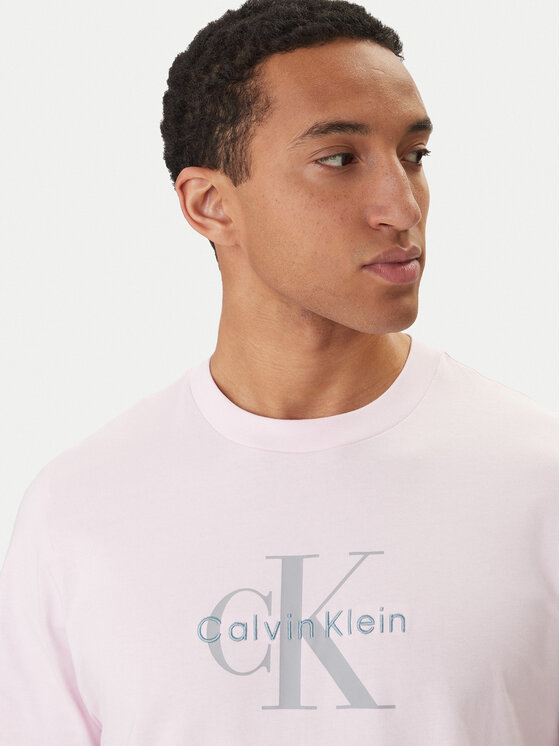 Calvin Klein Jeans Calvin Klein Jeans Camiseta Hero Monologo LV04RB862G Rosa Regular Fit