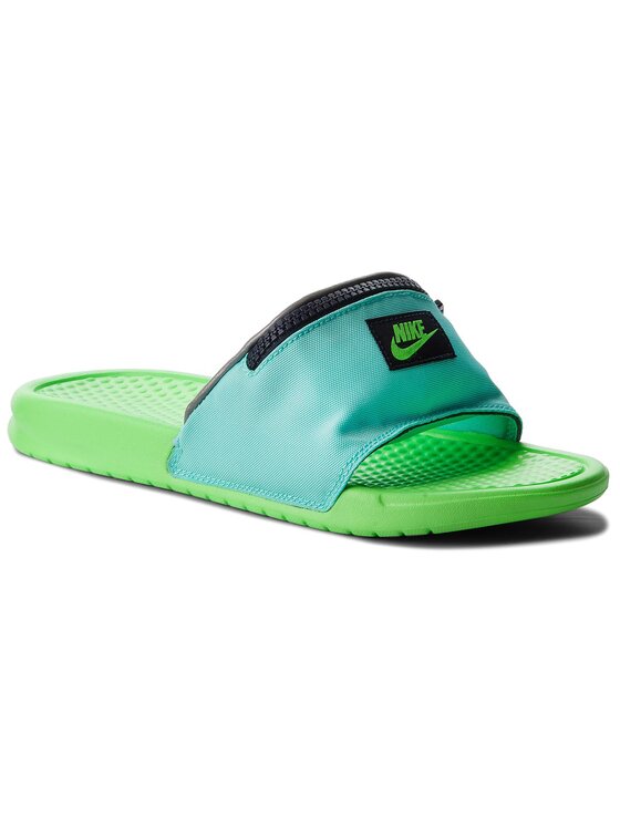 Nike Natikači Nike Benassi Jdi Fanny AO1037 300 Zelena