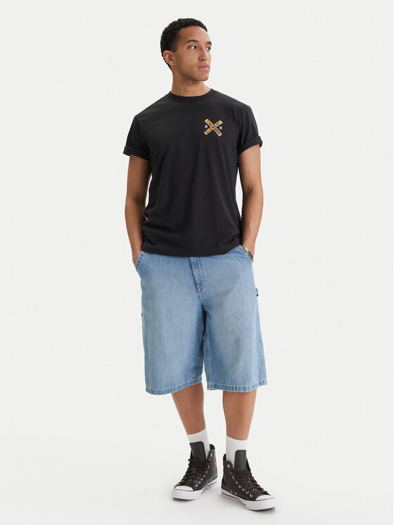 Element Element Camiseta Timber Signs ELYZT00586 Negro Regular Fit