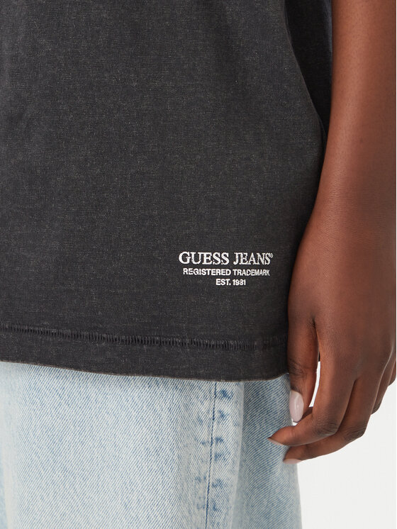 Guess Jeans Guess Jeans Camiseta M6BI29 K5546 Negro Relaxed Fit