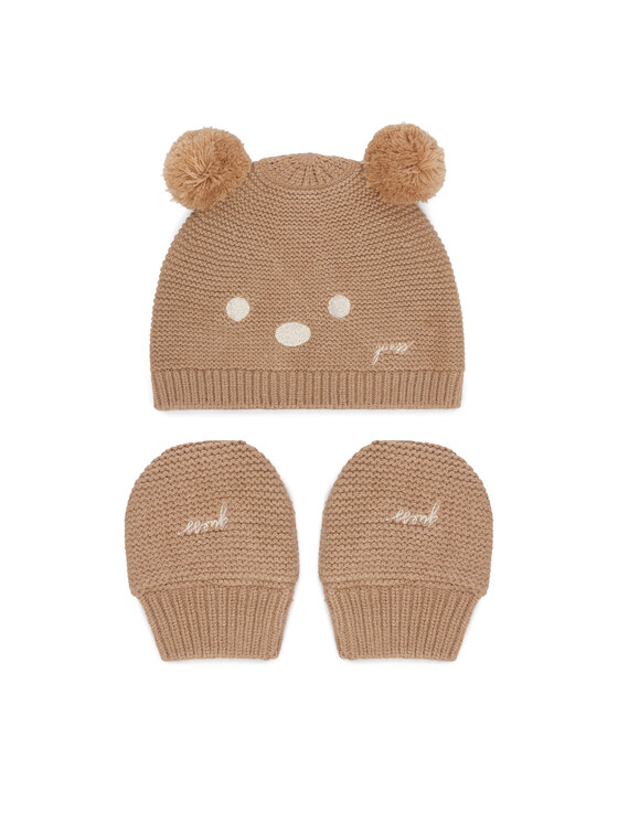 Guess Set mănuși și căciulă Guess H6BZ08 Z1552 Bej închis