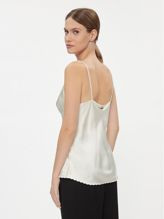TWINSET TWINSET Marškinėliai 232TT2061 Écru Slim Fit